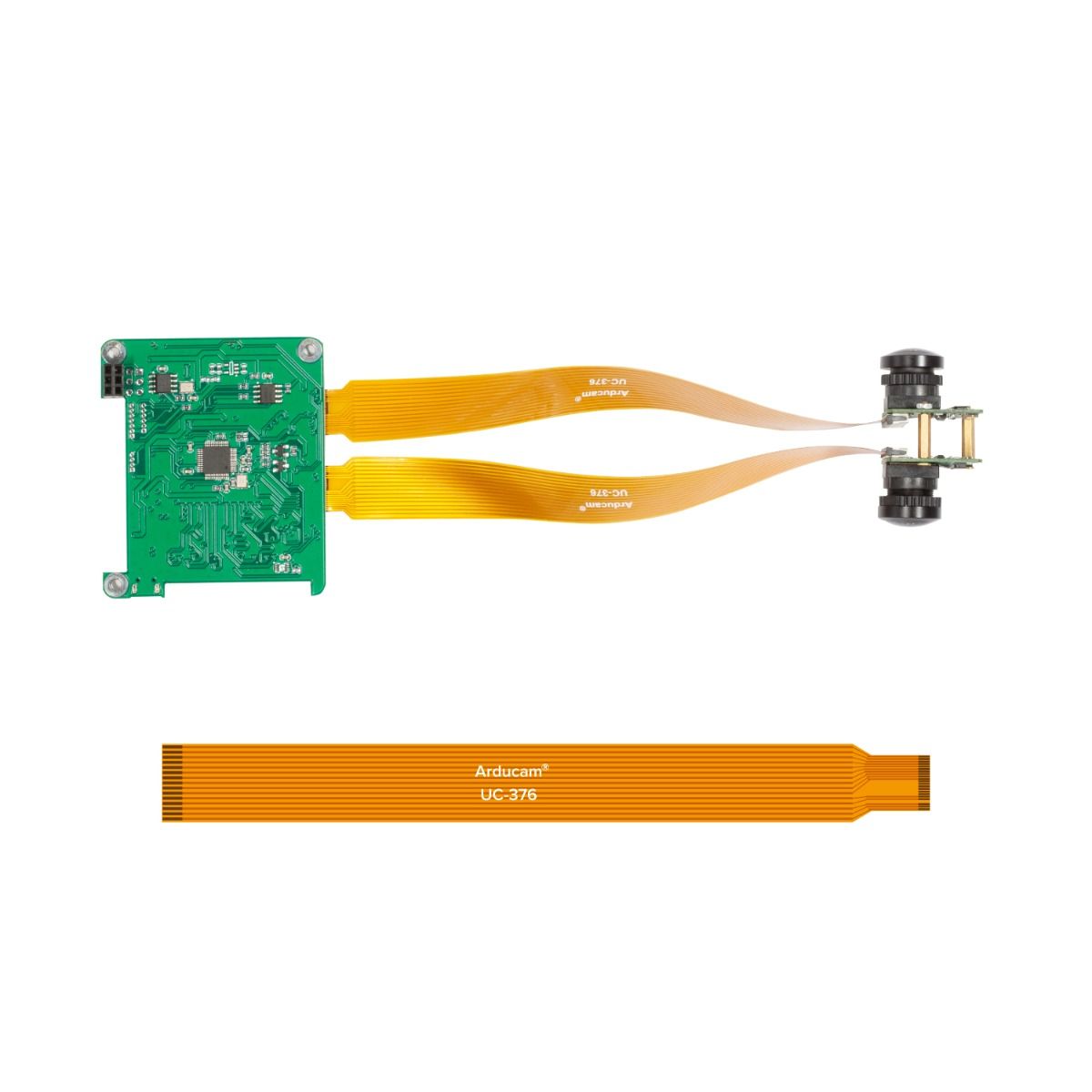 Arducam 8Mp Synchronous Stereo Camera Bundle - Balıkgözü Lensli Raspberry Pi için Arducam