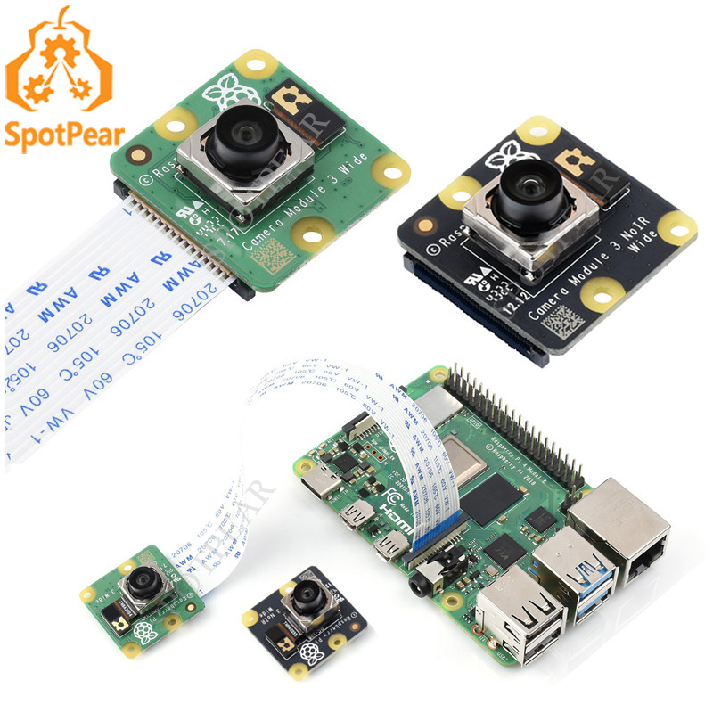 Raspberry Pi Hq Camera Microscope Lens - Raspberry Pi Kamera Modülü 3 resmi