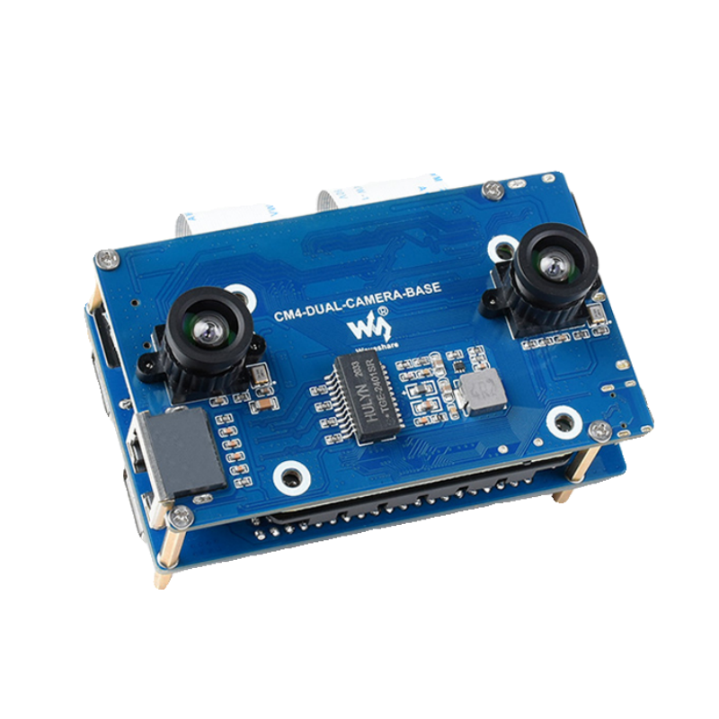Raspberry Pi Compute Module 4 Dual Camera Board - Raspberry PI CM4 Binoküler Görüntü Genişletme