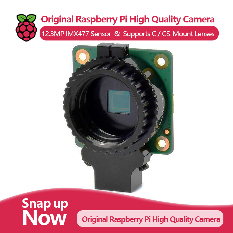 Raspberry Pi Global Shutter Camera Imx296 - Orijinal Raspberry Pi Yüksek Kaliteli Kamera,