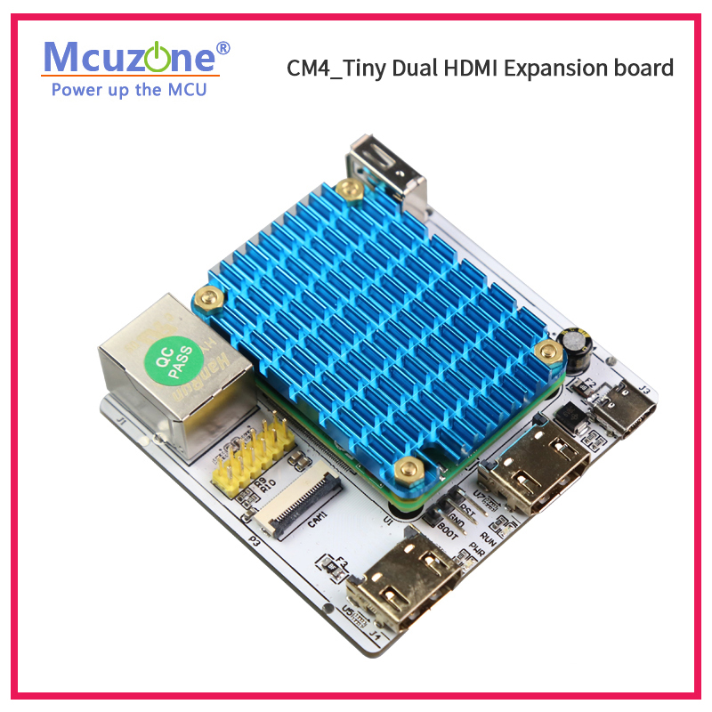 RPi CM4_Tiny Genişletme kartı, - Raspberry Pi Compute Module 4 Dual Camera Board incelemesi ve fiyatı