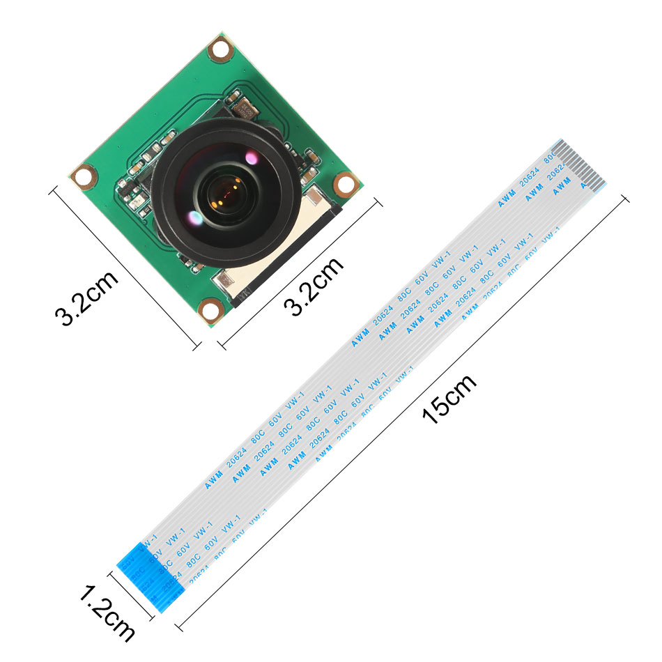 Ahududu Pi kamera modülü OV564 - Raspberry Pi Global Shutter Camera Imx296 incelemesi ve fiyatı